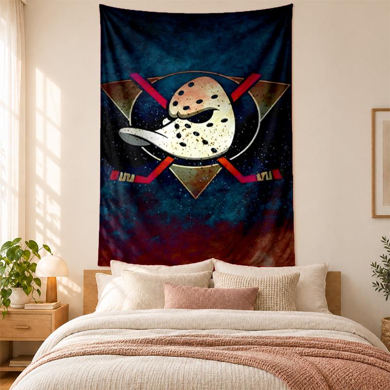 Anaheim Ducks Tapestry highquality for decorating living room bedroom dorm walls ideal as bedroom wallart orholiday gift