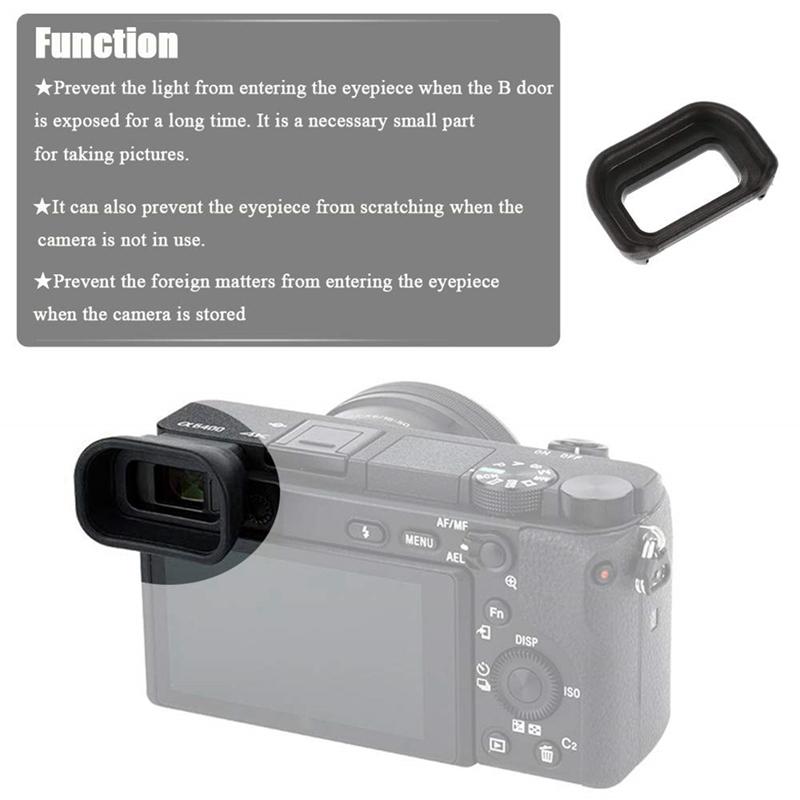 AA58 FDA-EP17 Viewfinder Eyepiece Eyecup Eye Cup for Sony A6600 A6500 A6400 Digital Camera, Replace Eyepiece FDA-EP17 EP-17