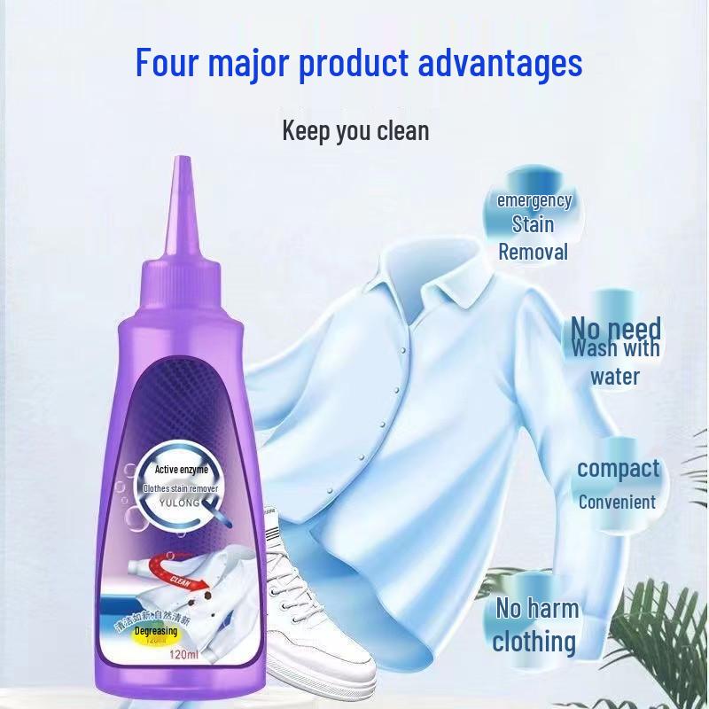 Bonoxin Enzyme Laundry Stain Remover: Powerful No-Wash Solution for Oil, Blood & Yellowing Stains