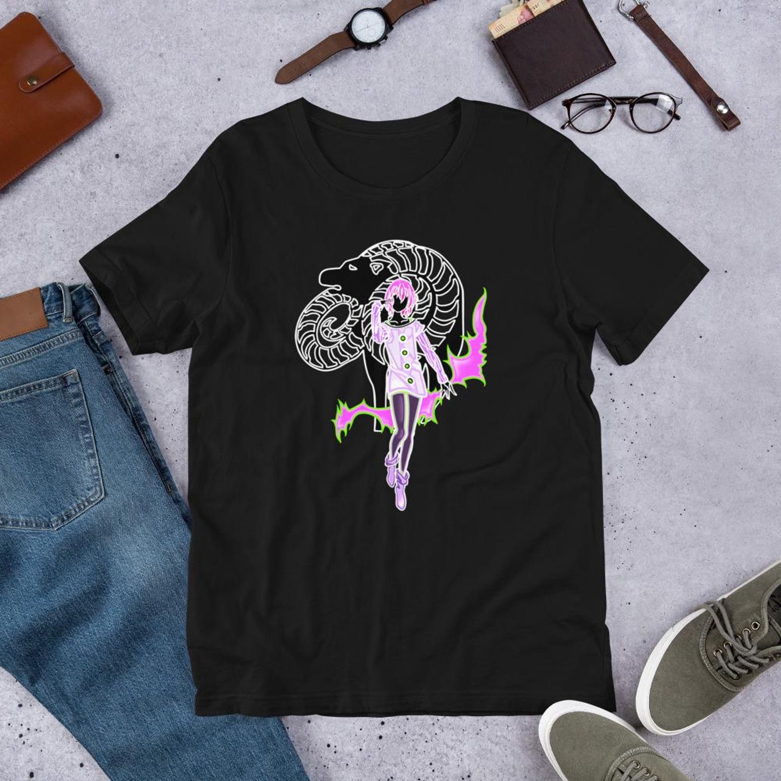 Anime Unisex t-shirt: SDS Lust (DTFlex Print) S