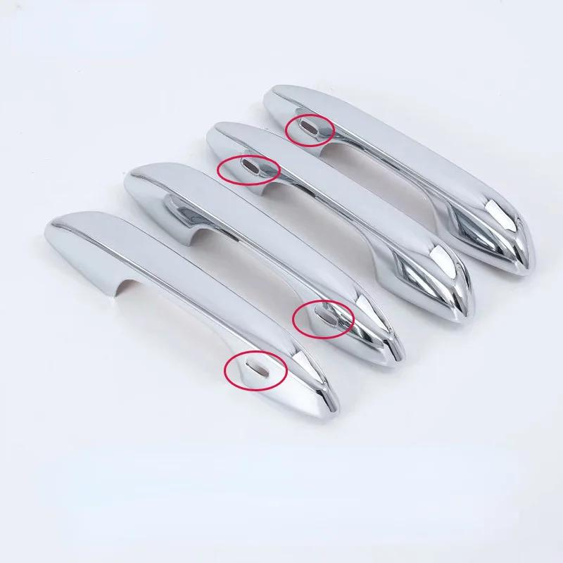 Car Door Handle Cover For Lexus UX UX200 UX250h 2018     Carbon Fiber Chrome Trim Sticker Styling Accessories