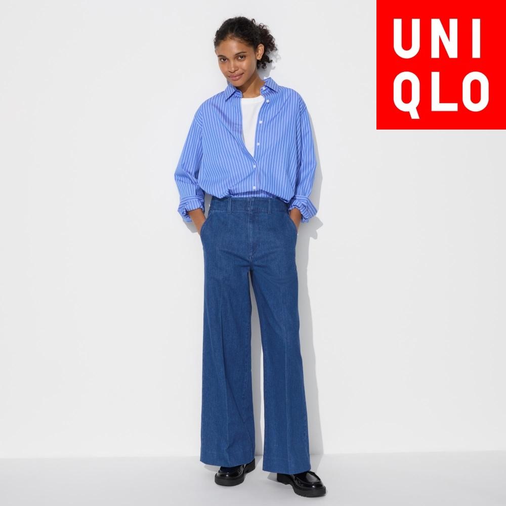 

Широкие брюки Uniqlo 69 NAVY/WOMEN XS