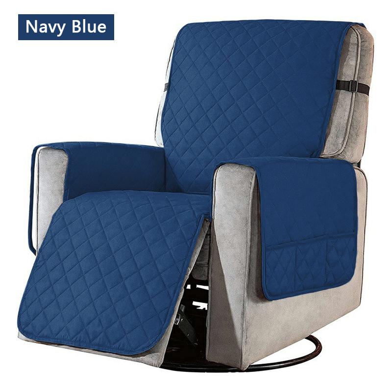 

Чехол для кресла-реклайнера, подушка, утолщенная ткань, чехол для дивана, защитный чехол для подлокотника кресла темно-синий