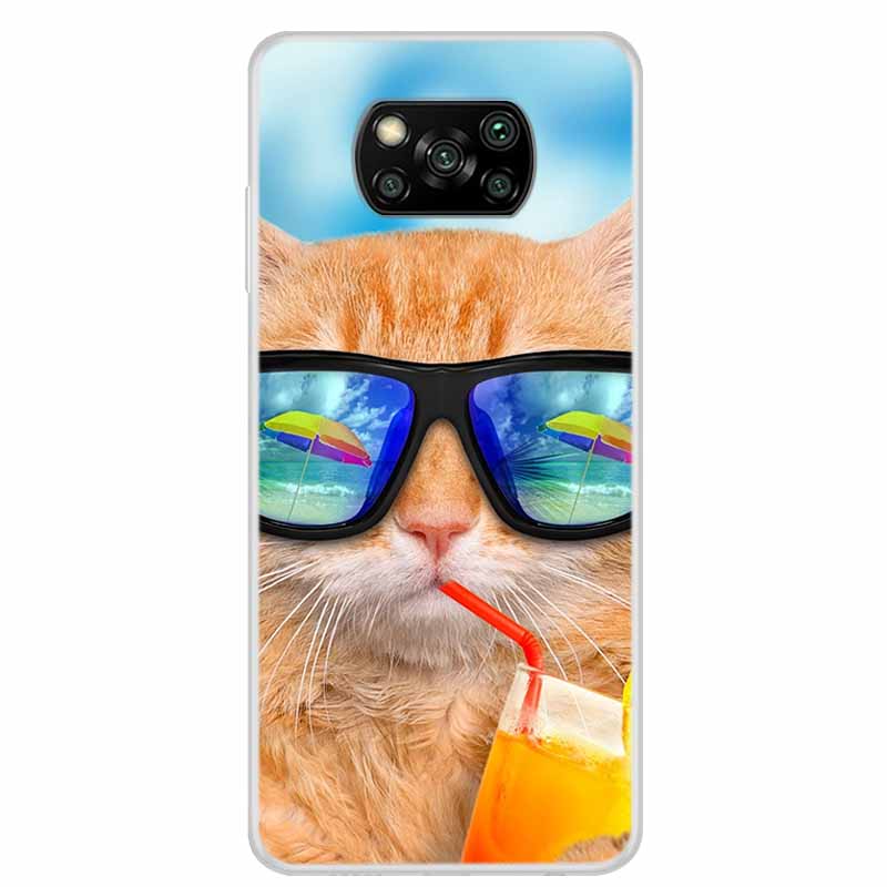 For Poco X3 Pro Case X3 NFC 6.67" Clear Marble Soft TPU Silicone Back Case for Xiaomi Poco X3 NFC Phone Covers Shockproof Fundas