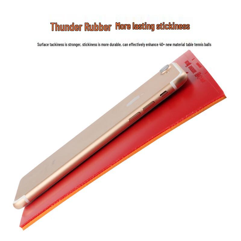 Huisheng Hochelastisches klebriges Tischtennis Schläger Gummi (2er-Pack)