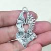 Gothic Skull Head Sword Wear Heart Alloy Pendant DIY Fashion Ornament Accessories