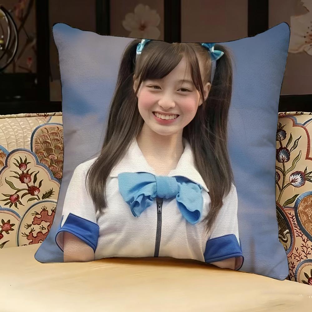 Cute Singer K-Kanna Hashimoto Pillow Case Pillowcase, Double-Sided Printed, Sofa Cushion, Bedroom Headboard Pillow