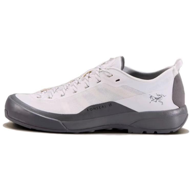 Arcteryx Konseal Lt Casual Versatile Lightweight Mesh Breathable Low-Top Hiking Shoes Unisex Hiking Shoes White Gray L08094400