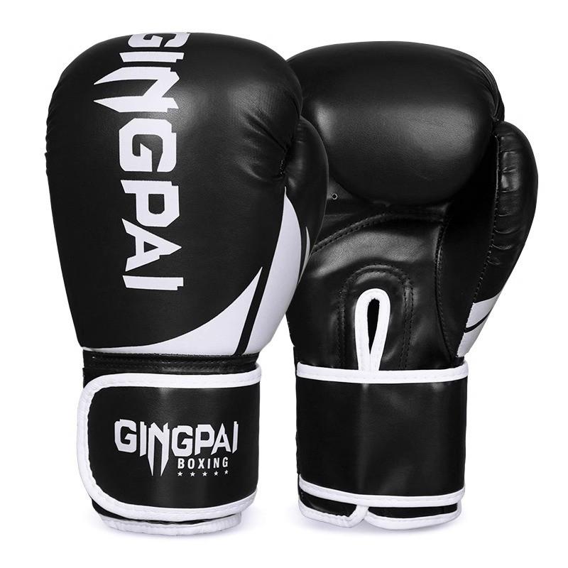 Professional Boxing Gloves Muay Thai Kickboxing Training Punching Bag Kids Adults PU Leather 6oz 8oz 10oz 12oz