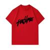 Men's 100% Cotton Crew Neck Short Sleeve T-Shirt, Casual Streetwear Stylish Brush Lettering Print Soft Breathable Summer Daily Casual Tee for Male