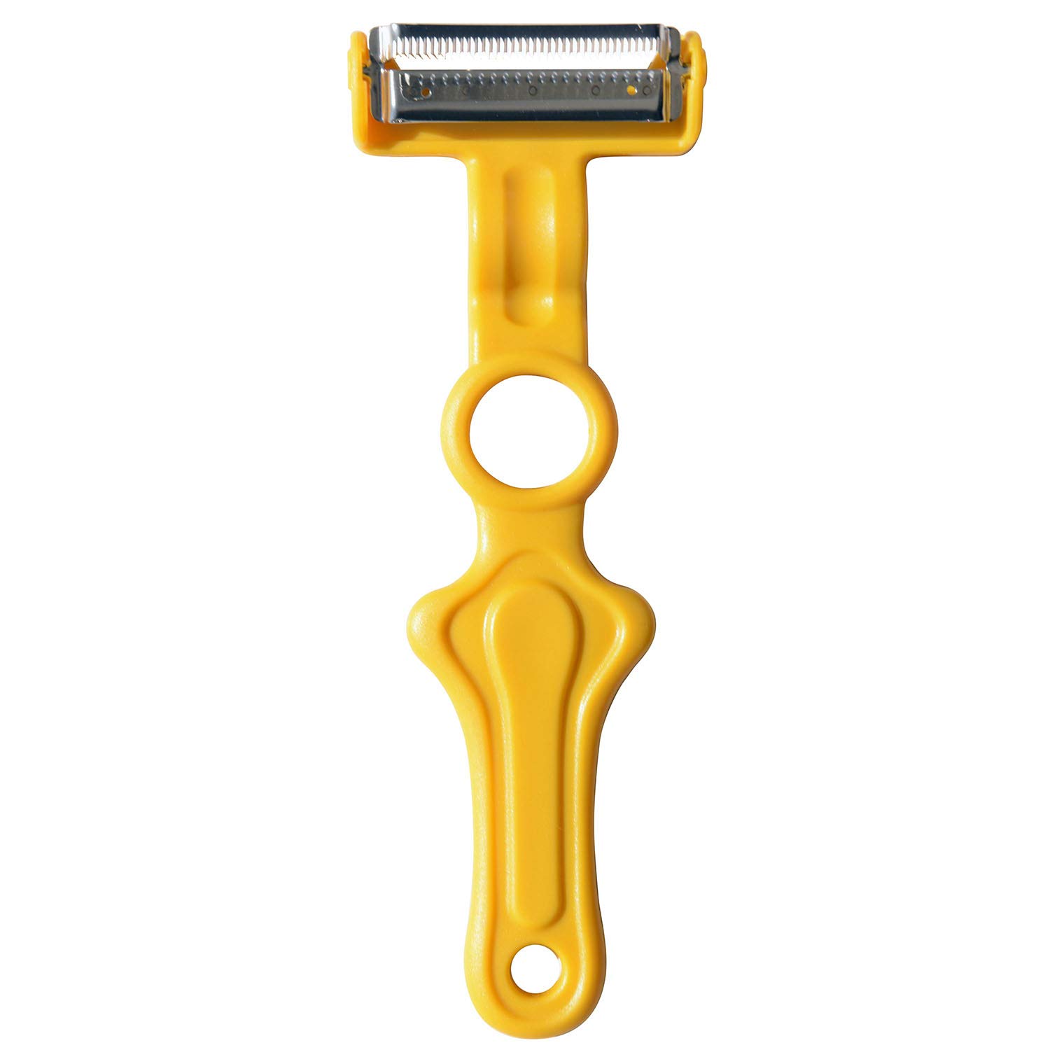 Nonoji Threaded Vermicelli Ochre Peeler, Shaver, Yellow, SKHP-01OY