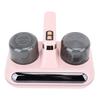 Bed Vacuum Cleaner Double Dust Cup Cordless Ultrasound 80000 Times/Min UV Mattress Cleaner for Sofa