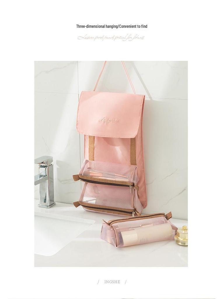 4-in-1 Portable Makeup & Travel Bag with Detachable Cosmetic Storage