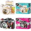 New Mechanical Retro Camera Men And Women Assembled Building Blocks Toy Model Ornaments Children's Holiday Gifts