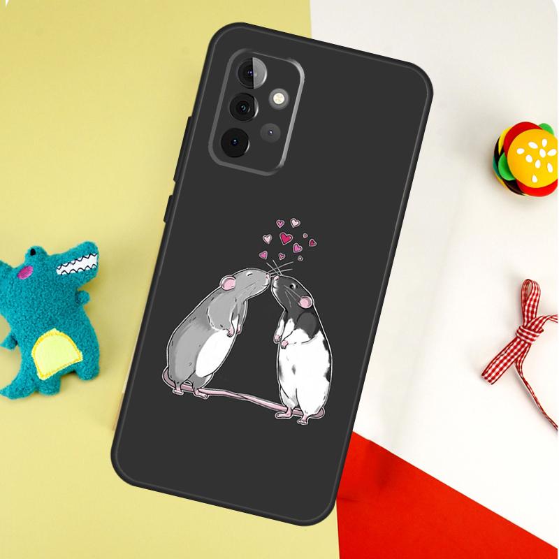 Mouse Rat For Samsung Galaxy A55 A35 A15 A54 A34 A14 A53 A33 A13 A05 A06 A16 A22 A32 A52 Phone Case