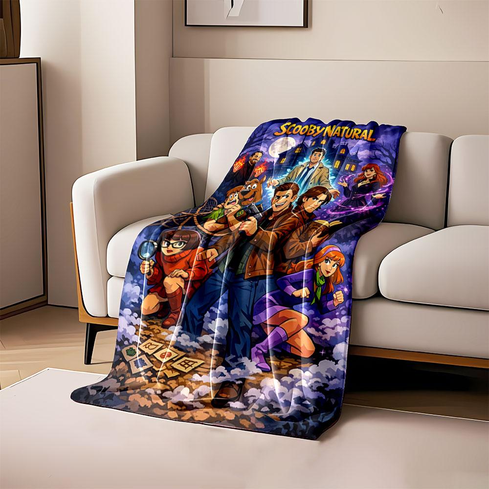 

Characters investigate a haunted house with supernatural elements. for all seasons blanket lunch break throw gift 80cm x 120cm