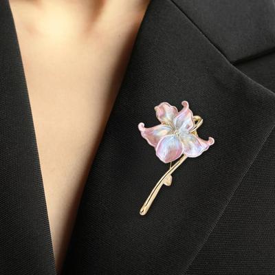 Broszka Styl Retro Wzór Kwiatowy Pin do Klapy Swetry Kołnierzyki Kapelusze Torby Płaszcze Szaliki Odznaka Dodatek do Stroju
