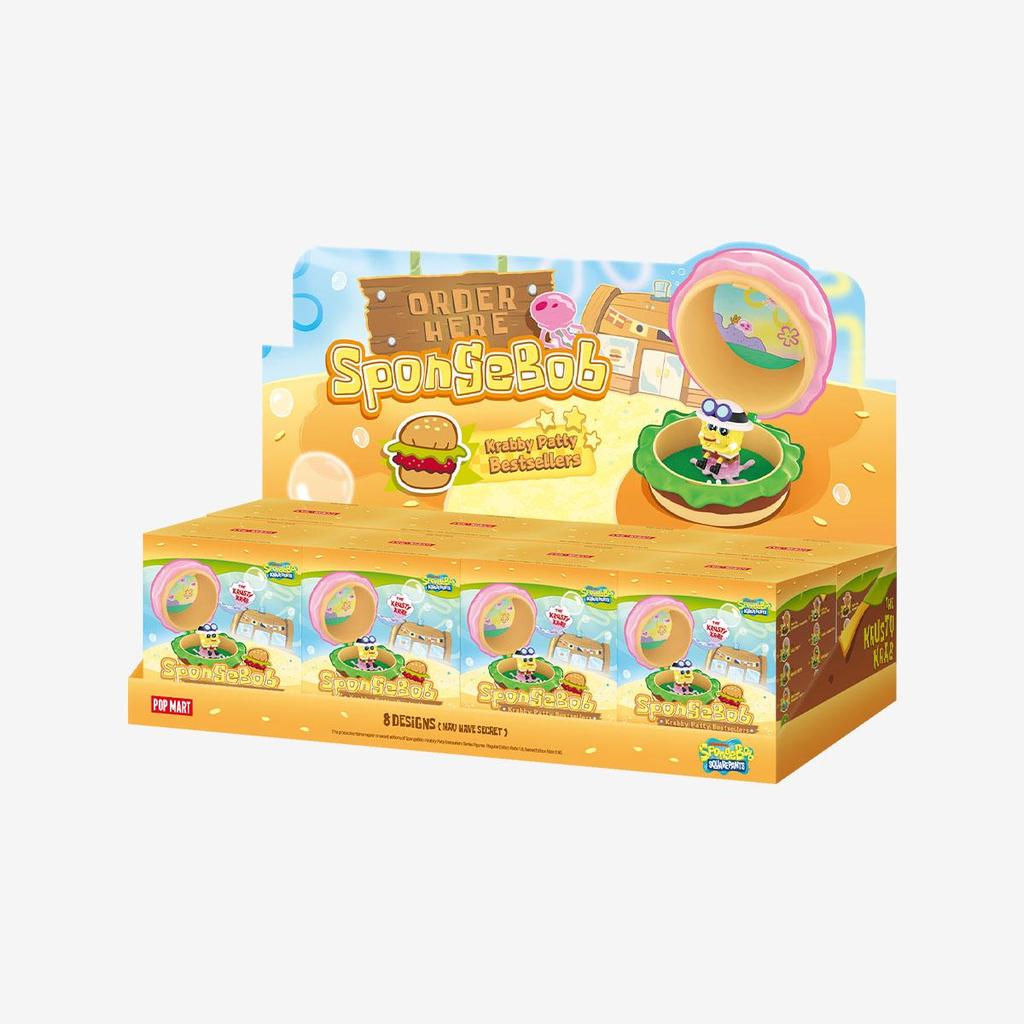 POP MART SpongeBob: Krabby Patty Bestsellers Series Figures Blind Box