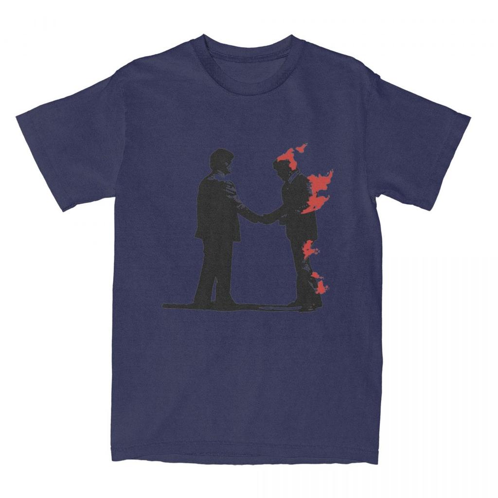 Vintage Wish You Were Here Rock T Shirt Men Women's Cotton Fan Gift Tees Shirt Summer Clothes