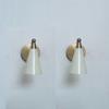 Pair Of Wall Sconce Lamp , Bathroom Lamp Wall Light Fixture, Mid Century Shade Cone Wall Lights