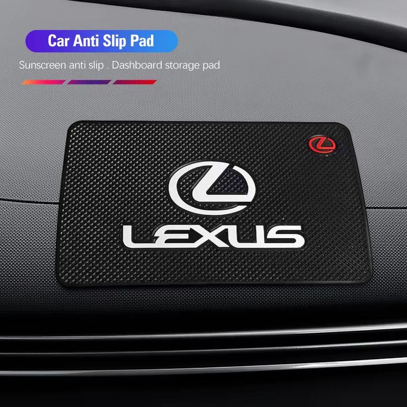 YOM1 For Lexus PVC Car Dashboard Sticky Non Slip Mat Phone Holder Anti-Slip Silicone Mat CT ES GS NX IS250 RX350 IS200 LX570 UX250h