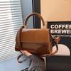 2026 Newest French Fashi Crossbody Bag For Women Versatile Solid Color Case Design Patent Leather Shoulder Bags For Lady