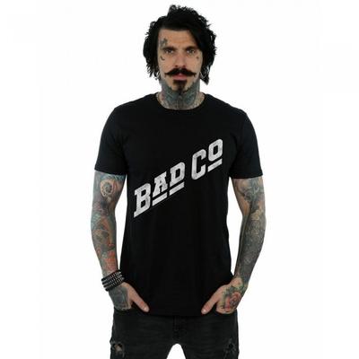 Bad Company Unisex Adult Slant Logo T-Shirt