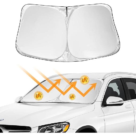 Front Windshield Sun Shade Windshield Cover Compatible With Toyota 4Runner 2010-2025, Sun Visor Protector Blocks UV Rays Sunshade For 4Runner