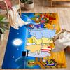 Tappeti Antiscivolo a Tema Avventura della Famiglia Moomin - Arredamento per la Casa in Poliestere, Adatti per Camere da Letto, Soggiorni, Ingressi, Studi e Decorazioni