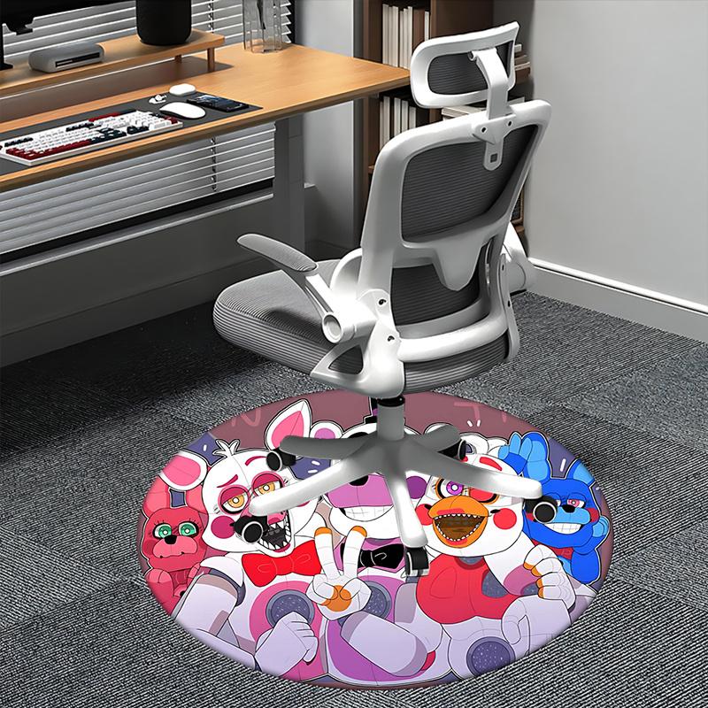 

Five Nights at Freddy s, Chair mat Round Rug Office carpet, Non slip, Suitable for Living Rooms, Bedrooms,Decor1205857a 80cm by 80cm