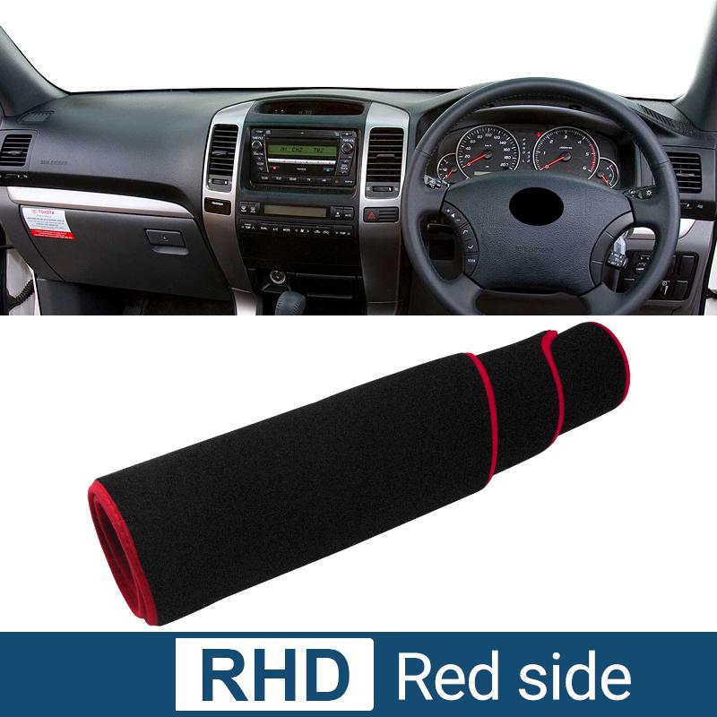 Dla Toyota Land Cruiser Prado 120 FJ120 2003 2004 2005 2006 2007 2008 2009 Pokrywa deski rozdzielczej samochodu Mata przeciwsłoneczna na deskę rozdzielczą Akcesoria