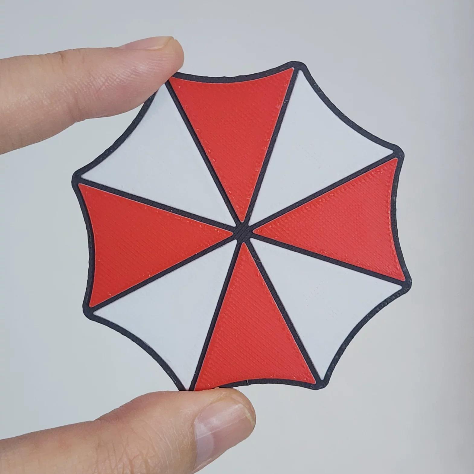 

New Re 3d Printed Fridge Magnet Badge Pin Biohazard Stars Embossed Collectible For Refrigerator Locker Decor Gift