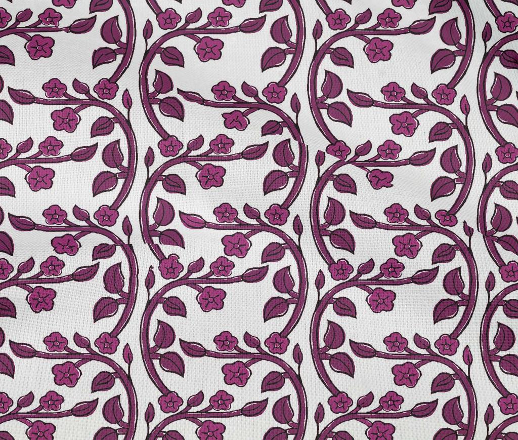 oneOone Tkanina bawełniana Flex Dark Magenta Block Quilting Supplies Print Sewing Fabric By The Yard 40 Cal