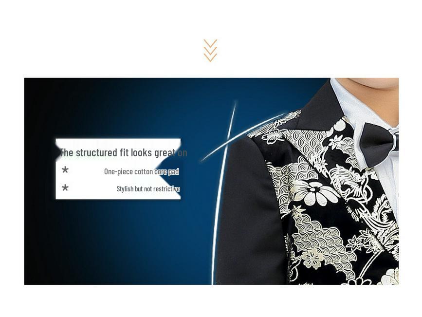 Children's Flower Girl & Piano Performance Suit Set - Trendy Catwalk Outfit