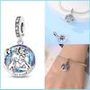 100% Echter Kupfer Engel Ring Stern Mond Anhänger Passend für Original Marken Armband Für Frauen Geburtstag Mode Schmuck Geschenk