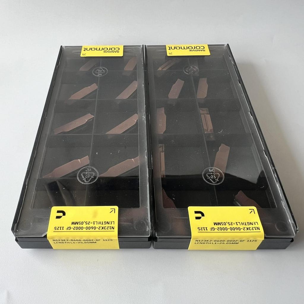 SANDVIK / N123K2-0600-0002-GF 1125 / Original Swedish hard alloy blade 10 Pcs