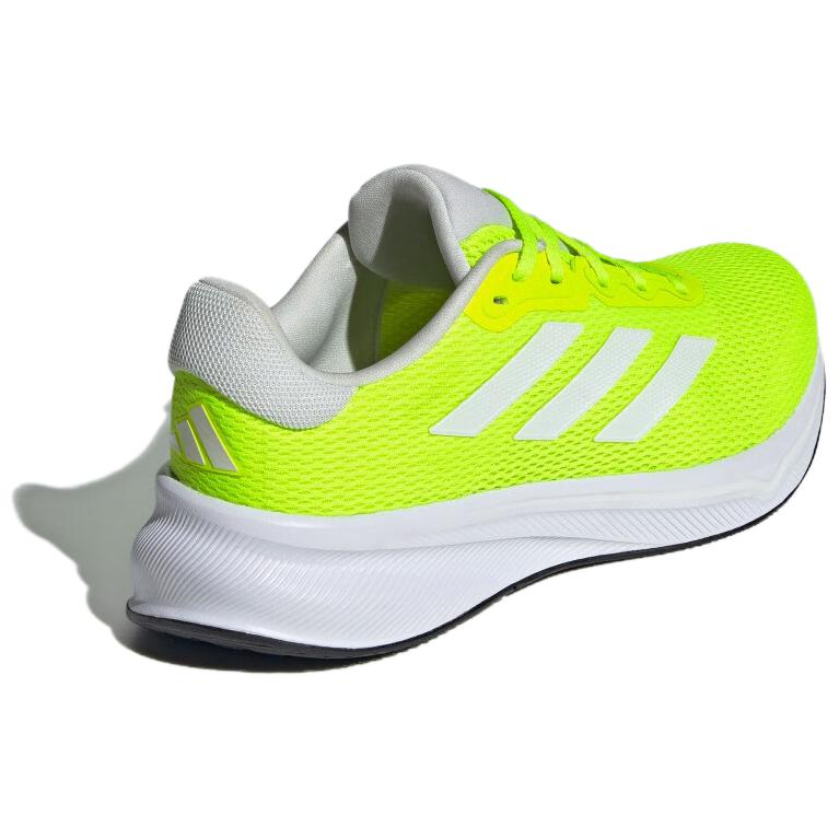 Adidas Response Comfortable Lightweight Free Running Slip Resistant Durable Low Top Long Distance Running Shoes Men Running Shoes Yellow White IH6004