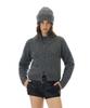 Hug Knit Zip-Up (Charcoal)
