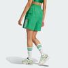 Adidas Originals Adicolor Cargo Shorts With Striped Print And Small Logo Women Shorts Green JH1073