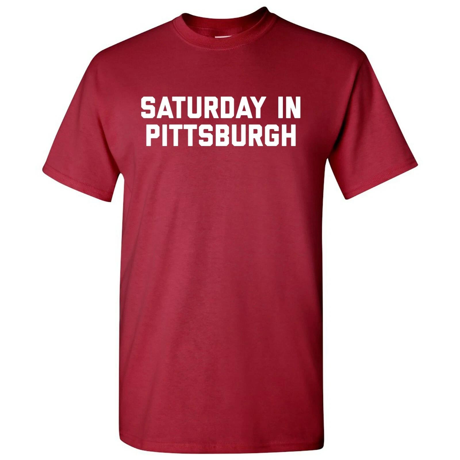 Saturday in Pittsburgh - Football Saturdays Sport T Shirt - Cardinal XL