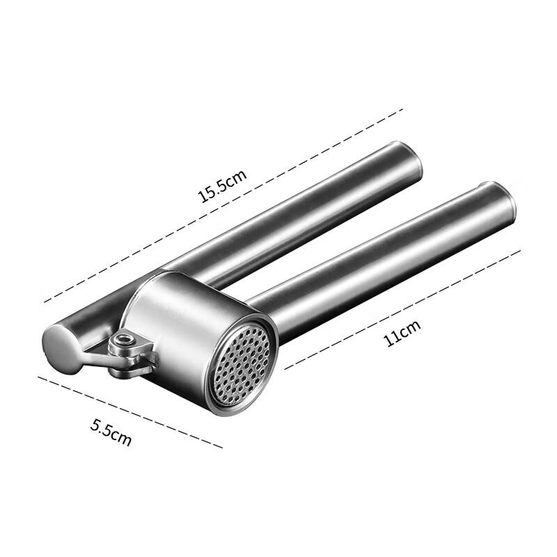 Baijie 304 Stainless Steel Garlic Press