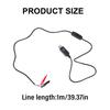Alligators Clips USB Input 5V2A To 9V 0.60A Output Power Supply Adapter Cable For Security Camera And Wireless Routers