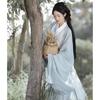 Women's Wei Jin Dynasty Hanfu Set – Light Blue Ethereal Flowing Wide Sleeve Photography Costume