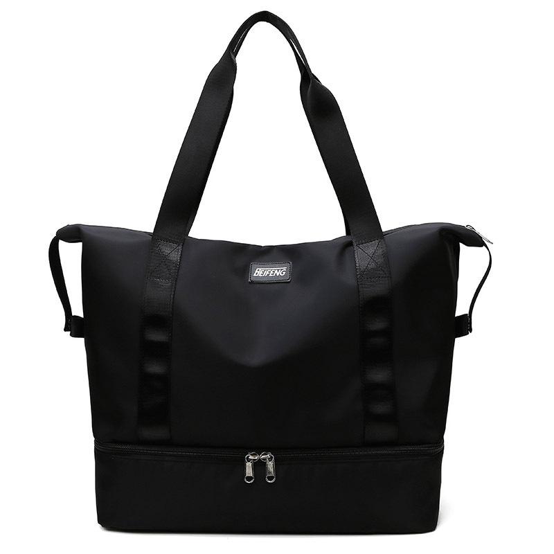 Travel Bag Handbag Women's Korean Version Outdoor Short-distance Travel Business Trip Luggage Bag Dry and Wet Separation Sports Fitness Bag