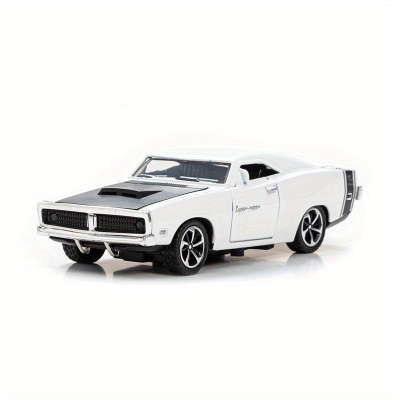 Simulation 1: 32 Alloy Dodge Sports Car Model Children's Toy Car Accessories Return Car Openable Die Casting Model
