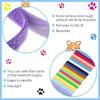 Frienda 60 Pieces Puppy Whelping Collars Newborn Pet Collars Double-Sided Adjustable ID Bands Puppy ID Bands for Newborn Pet Dog Cat(S, M, L)