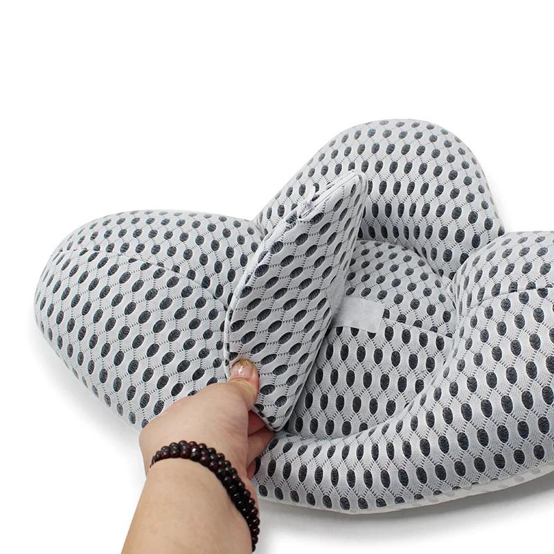 Lumbar Pillow Quick Rebound Improve Spinal Posture Sleeping Extended Buckwheat Hull Lumbar Functional Pillow Bedroom