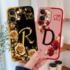 For Vivo Y500i / Y31D Phone Case Couple Letters Shockproof Full Coverage Funda For Vivo Y 31d Y 500i Soft Liquid Silicone Cover