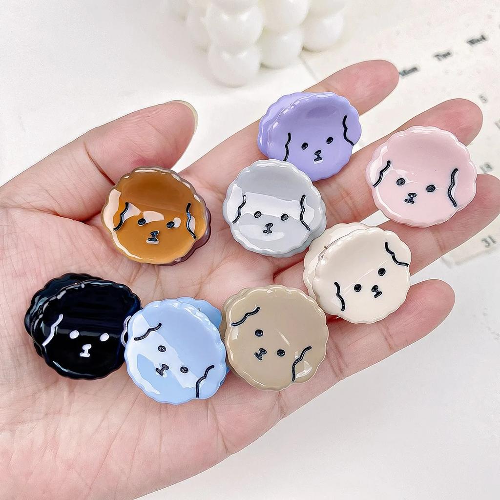 Cartoon puppy acetic acid claw clip temperament cute mini hair clip side clip hair clip hair accessory