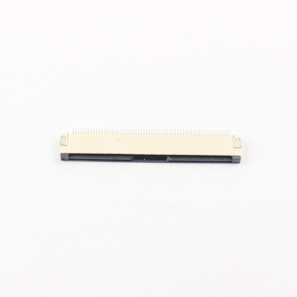 10pcs FPC FFC 0.5mm Pitch 60 Pin Flip Type Ribbon Flat Cable Connector Clamshell Socket Bottom Contact 60P